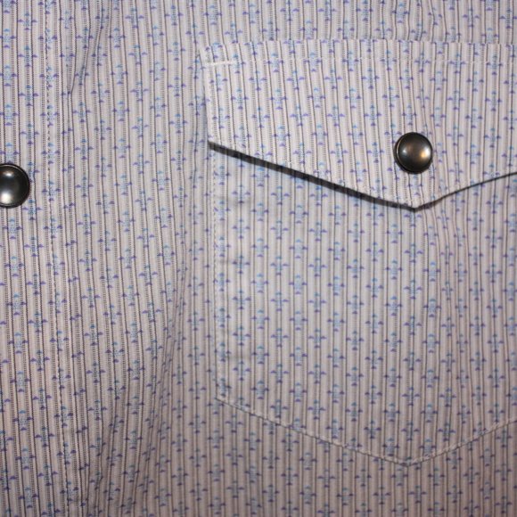 Banana Republic Western Pearl Snap Shirt XL Shirt - Picture 4 of 7